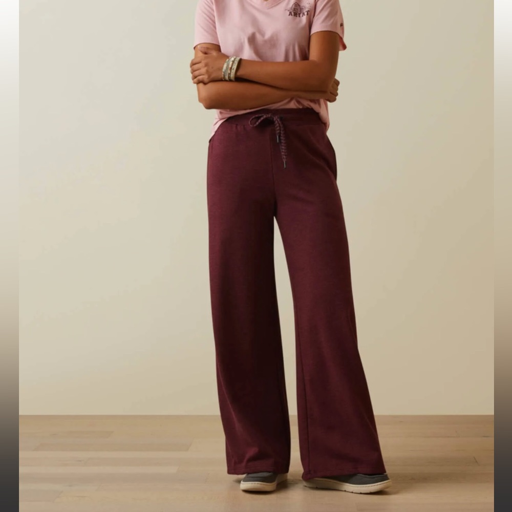 Ariat Road Runner Pants Size Large Wide Leg Flare